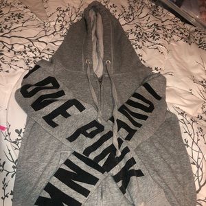 PINK zip up hoodie!